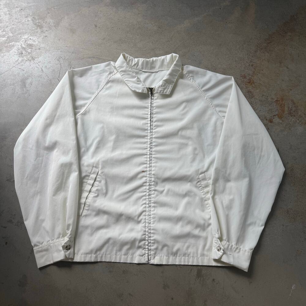 Vintage 60’s Harrington Style Classic Zip Up Jacket Size XL Lightweight True VTG
